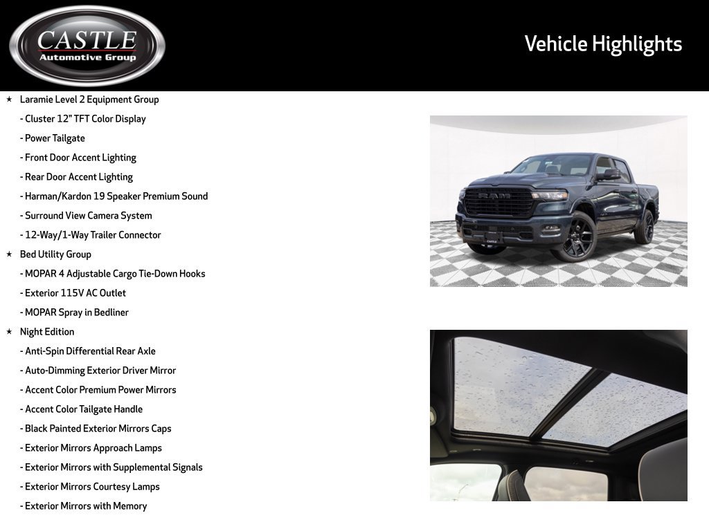 New 2027 RAM 1500 Laramie w/ Night Edition AWD/4WD image 3