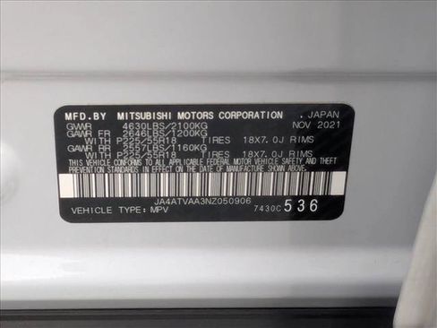 Used 2022 Mitsubishi Eclipse Cross LE AWD/4WD image 26