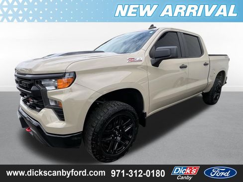 Used 2022 Chevrolet Silverado 1500 Custom Trail Boss w/ LPO, Dark Essentials Package AWD/4WD image 4