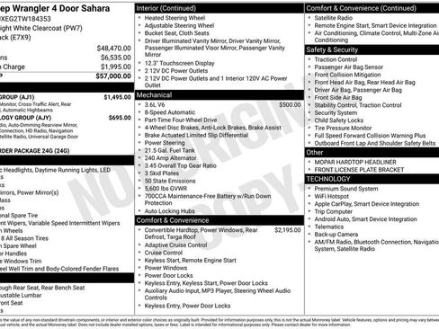 New 2026 Jeep Wrangler Unlimited Sahara w/ Safety Group AWD/4WD image 4