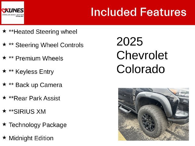 Used 2025 Chevrolet Colorado ZR2 w/ Midnight Edition AWD/4WD image 5