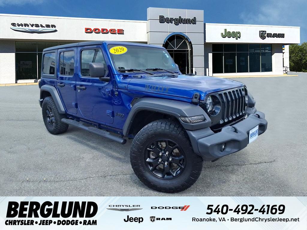 Used 2020 Jeep Wrangler Unlimited Sport AWD/4WD image 1