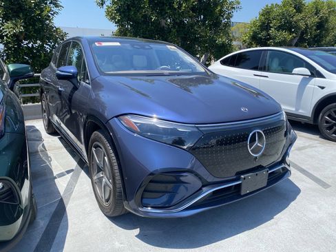 Used 2023 Mercedes-Benz EQS 450+ 4MATIC SUV w/ AMG Line Exterior Package image 2
