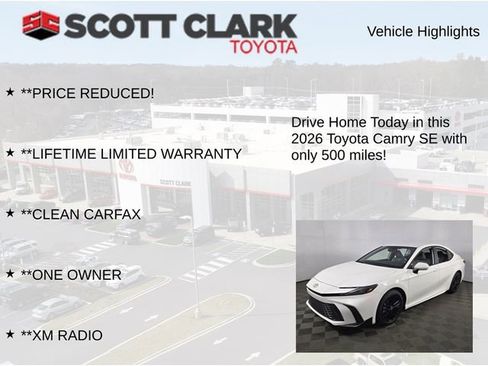 Used 2026 Toyota Camry SE image 12