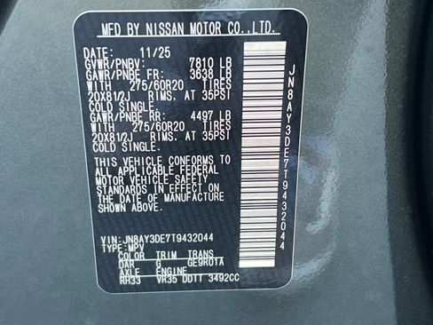 New 2026 Nissan Armada PRO-4X image 37