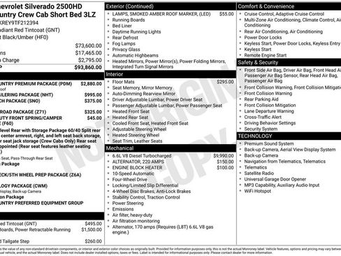 Used 2026 Chevrolet Silverado 2500 High Country w/ High Country Premium Package AWD/4WD image 2