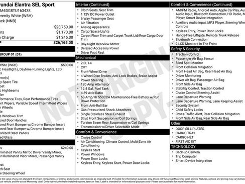 Certified 2026 Hyundai Elantra Sport FWD image 31