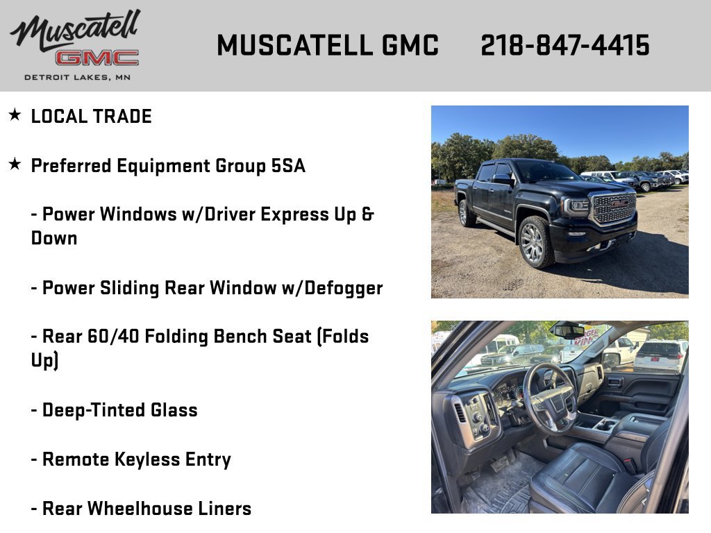 Used 2018 GMC Sierra 1500 Denali w/ Denali Ultimate Package AWD/4WD image 6