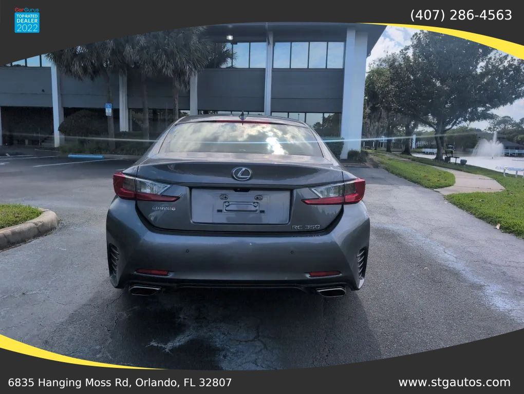 Used 2015 Lexus RC 350 w/ Luxury Package RWD image 4
