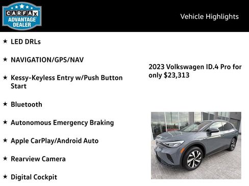 Certified 2023 Volkswagen ID.4 Pro AWD/4WD image 4