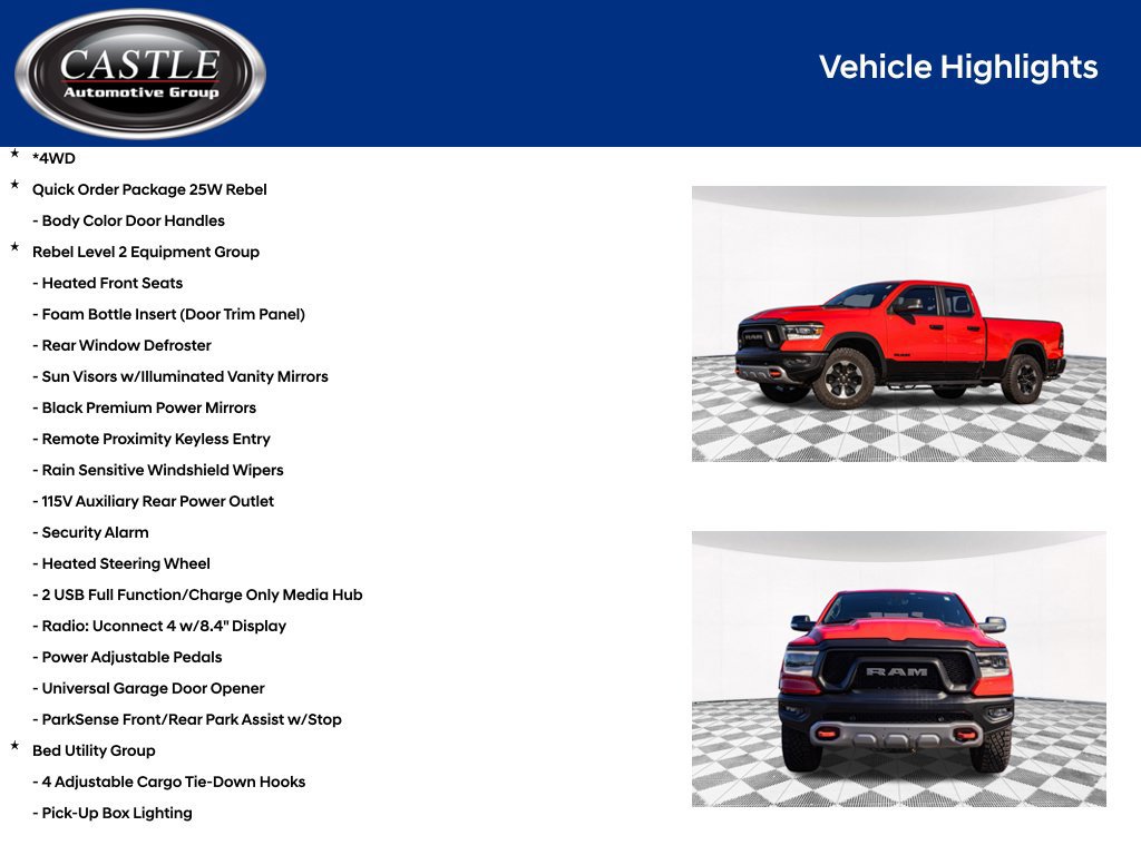 Used 2020 RAM 1500 Rebel w/ Rebel Level 2 Equipment Group AWD/4WD image 4