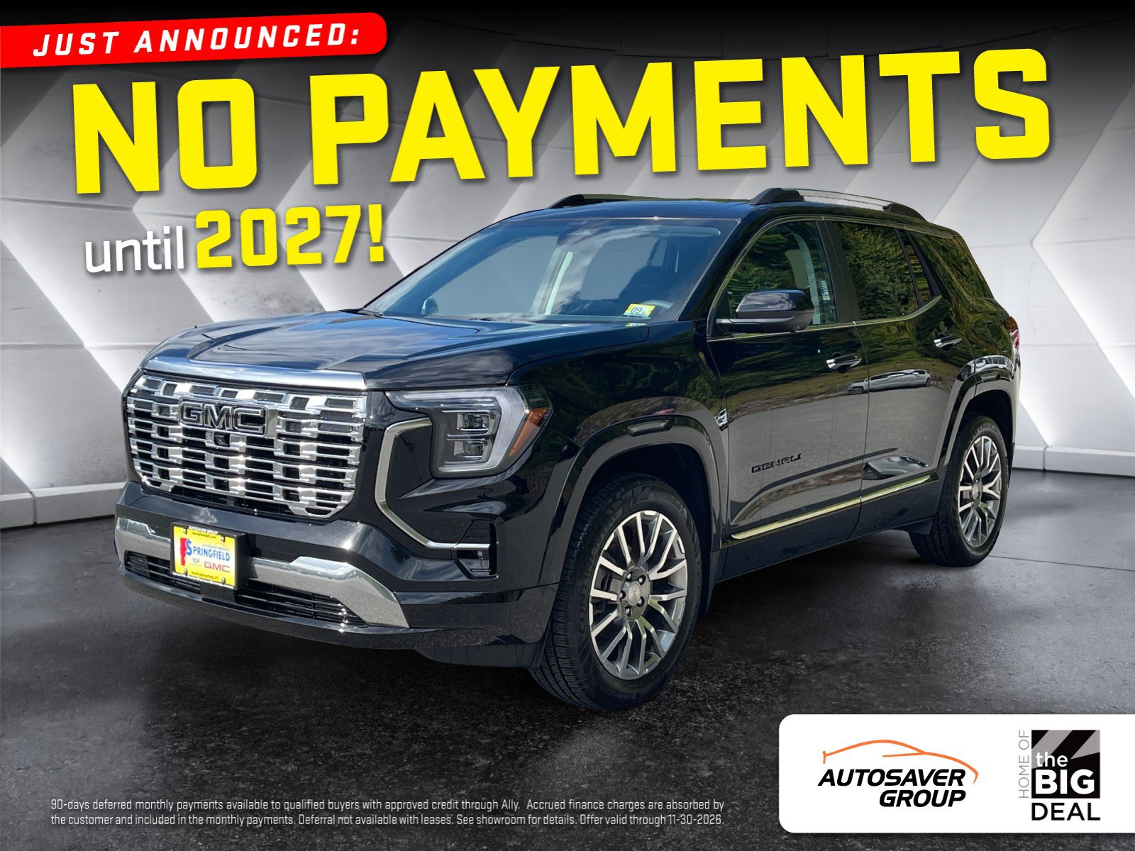 New 2027 GMC Terrain Denali w/ LPO, Black Badging Package AWD/4WD image 1