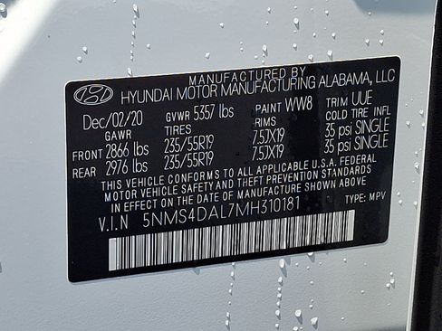 Used 2021 Hyundai Santa Fe Limited AWD/4WD image 29