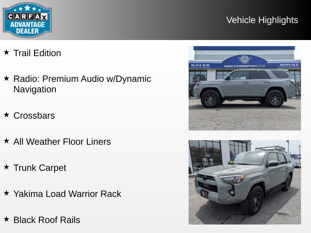 Used 2022 Toyota 4Runner Trail Special Edition AWD/4WD image 4