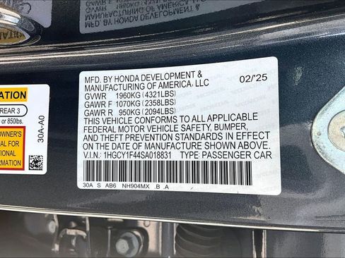 Used 2025 Honda Accord SE image 19