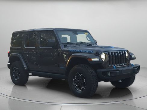 Used 2021 Jeep Wrangler Unlimited Rubicon 4xe w/ Steel Bumper Group AWD/4WD image 38