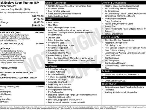 New 2026 Buick Enclave Sport Touring w/ Super Cruise Package image 10