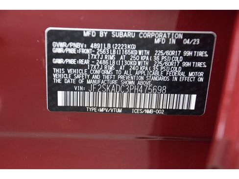 Certified 2023 Subaru Forester Premium AWD/4WD image 26