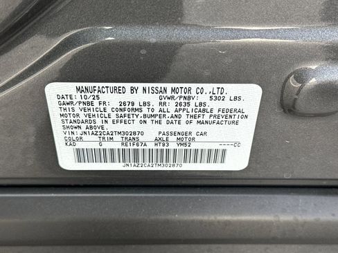 New 2026 Nissan Leaf SV+ w/ Floor Mat Package (SV+) image 21