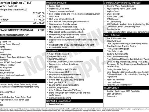 Used 2020 Chevrolet Equinox LT FWD image 13