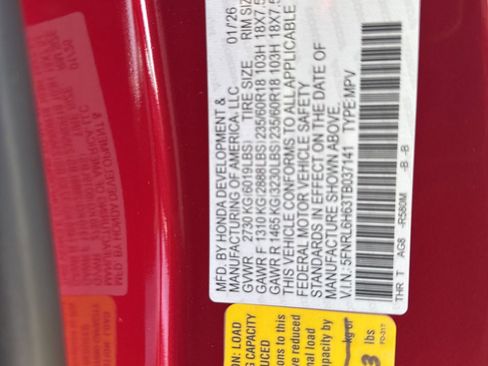 New 2026 Honda Odyssey EX-L image 39