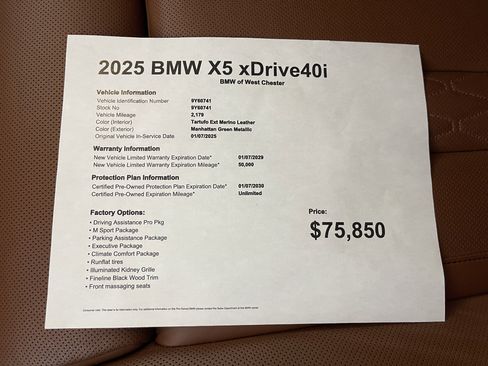 Certified 2025 BMW X5 xDrive40i image 18