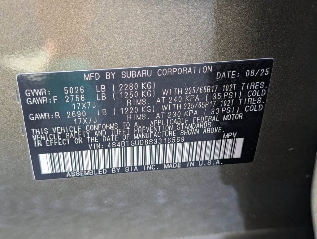 Used 2025 Subaru Outback Wilderness AWD/4WD image 26