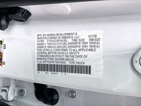 New 2026 Honda Ridgeline Black Edition image 16