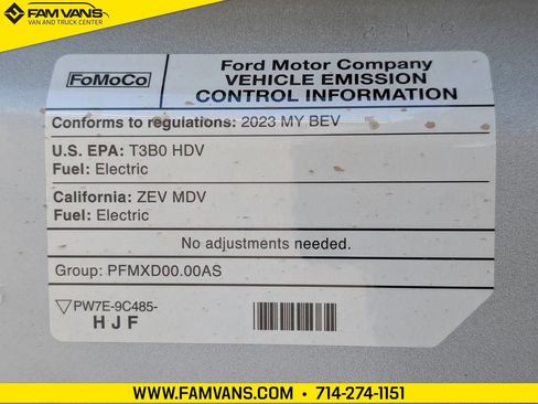 Used 2023 Ford E-Transit Low Roof RWD image 24