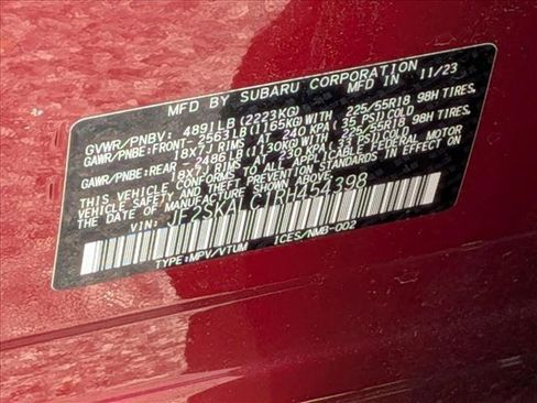 Certified 2024 Subaru Forester Limited AWD/4WD image 29
