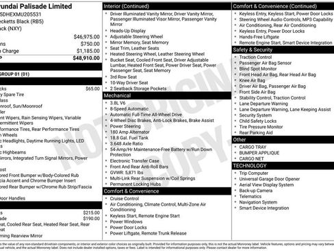 Used 2021 Hyundai Palisade Limited image 3