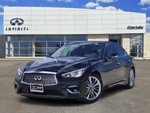 Used 2021 INFINITI Q50 Luxe w/ Seat & Sound Package image 1