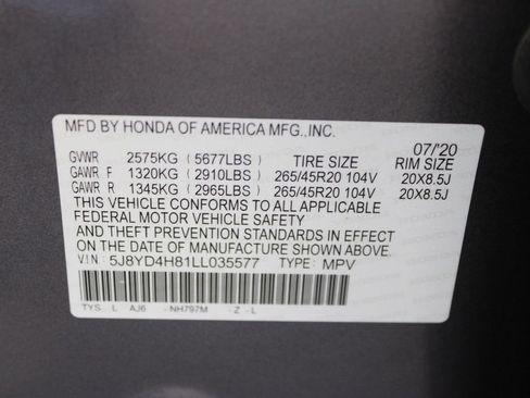 Used 2020 Acura MDX SH-AWD w/ Advance Package image 34