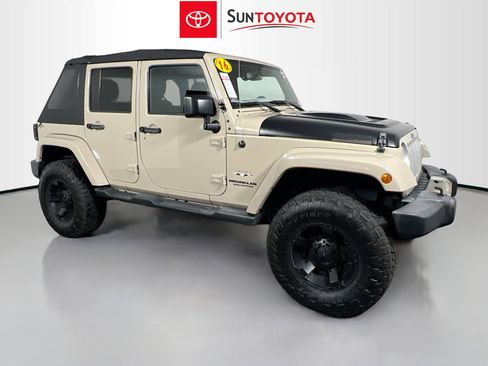 Used 2016 Jeep Wrangler Unlimited Sahara w/ Max Tow Package image 1