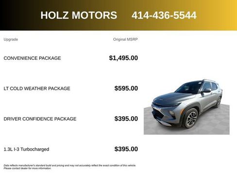 Certified 2024 Chevrolet TrailBlazer LT w/ Convenience Package image 5