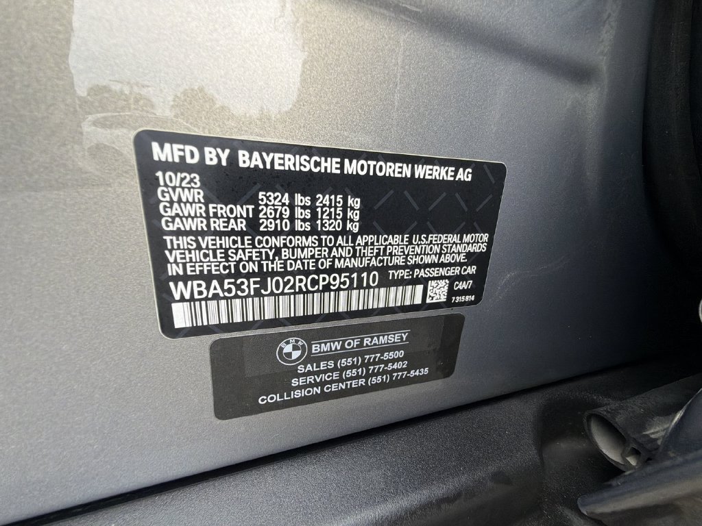 Used 2024 BMW 530i xDrive w/ Premium Package AWD/4WD image 29