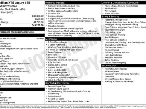 New 2026 Cadillac XT5 Luxury image 32