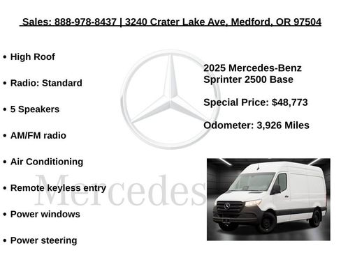 Used 2025 Mercedes-Benz Sprinter 2500 image 5