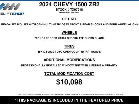 Used 2024 Chevrolet Silverado 1500 ZR2 w/ ZR2 Bison Edition AWD/4WD image 2
