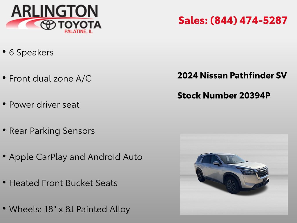 Used 2024 Nissan Pathfinder SV AWD/4WD image 2
