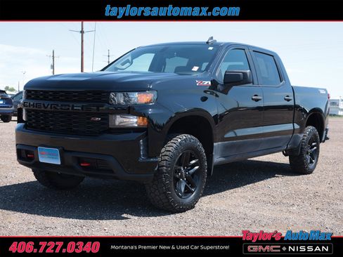 Used 2021 Chevrolet Silverado 1500 Custom Trail Boss AWD/4WD image 37