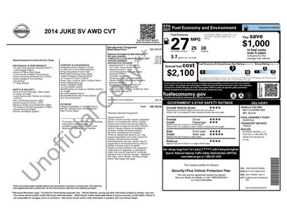 Used 2014 Nissan Juke SV w/ Navigation Package
