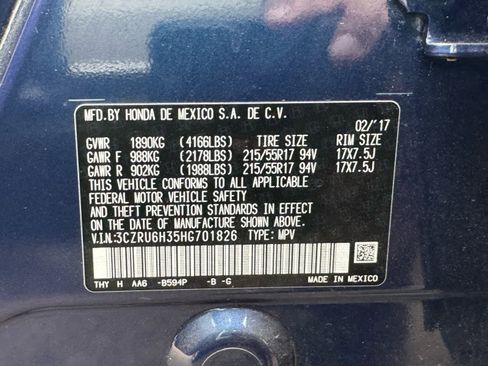 Used 2017 Honda HR-V LX image 20