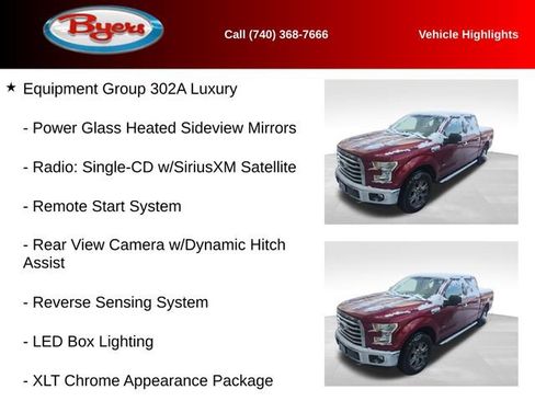 Used 2016 Ford F150 XLT w/ Equipment Group 302A Luxury image 13