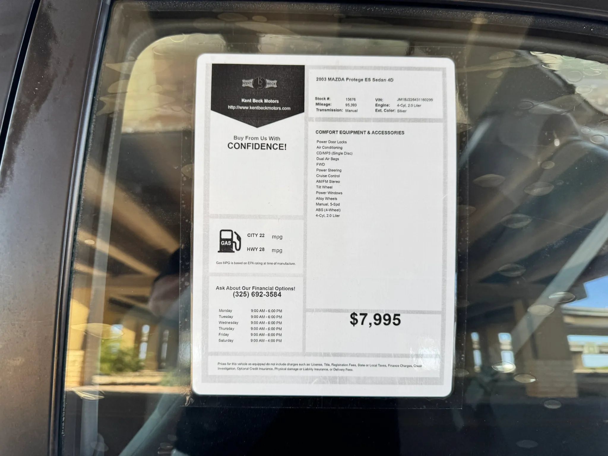 Used 2003 MAZDA Protege FWD image 30