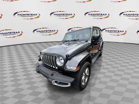 Used 2021 Jeep Wrangler Unlimited Sahara w/ Cold Weather Group AWD/4WD image 1