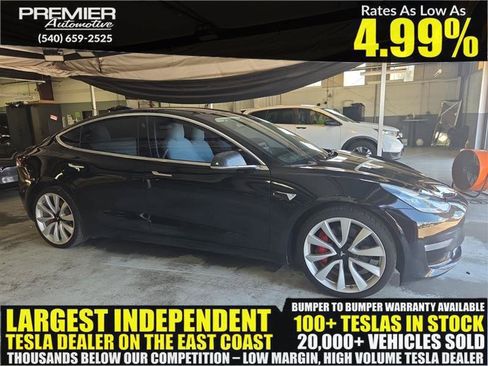 Used 2019 Tesla Model 3 Performance AWD/4WD image 1