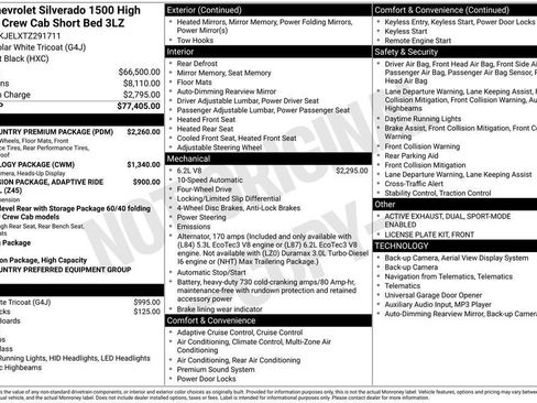 New 2026 Chevrolet Silverado 1500 High Country w/ High Country Premium Package AWD/4WD image 6