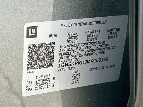 Used 2021 Chevrolet Tahoe Z71 w/ Z71 Signature Package image 34