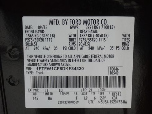 Used 2013 Ford F150 Lariat w/ Mid Equipment Group RWD image 30